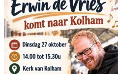Erwin de Vries komt naar Kolham